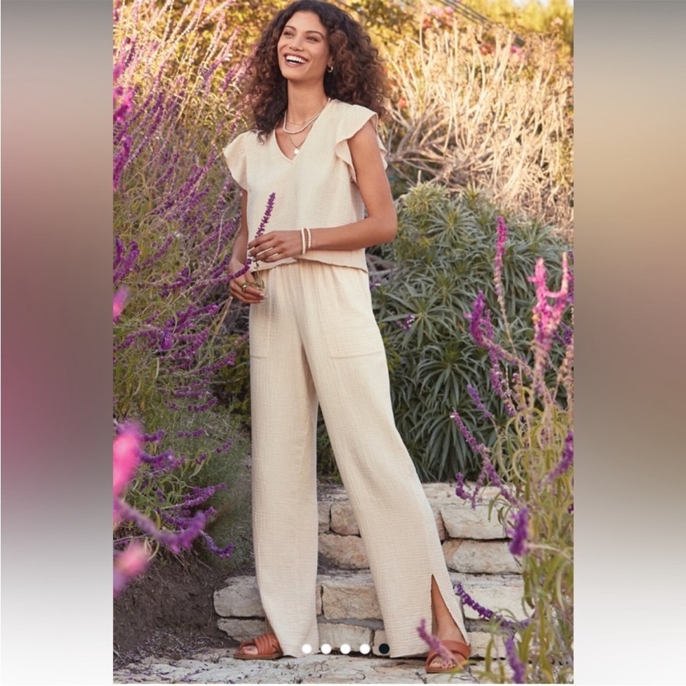 Rails Leon Pull On Pant In Flax Gauzy Breezy Ligh… - image 5